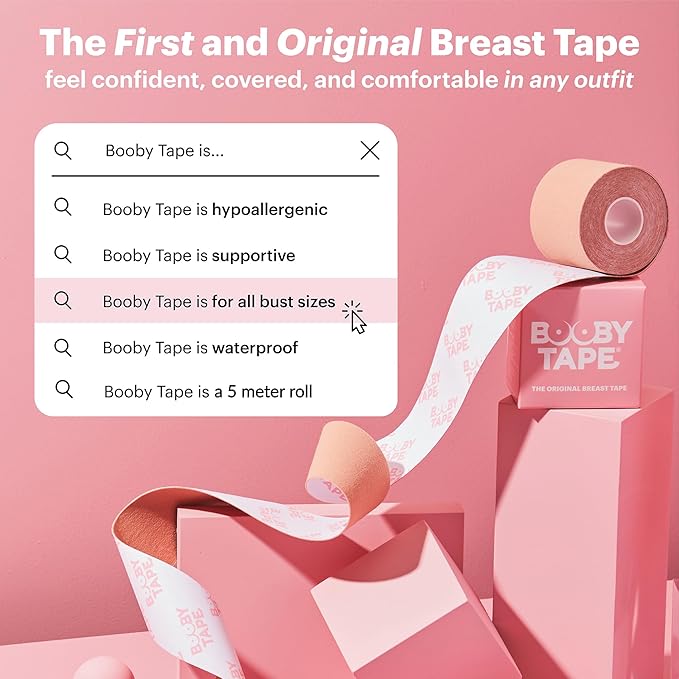 Boob Tape – Levanta y moldea sin brasier