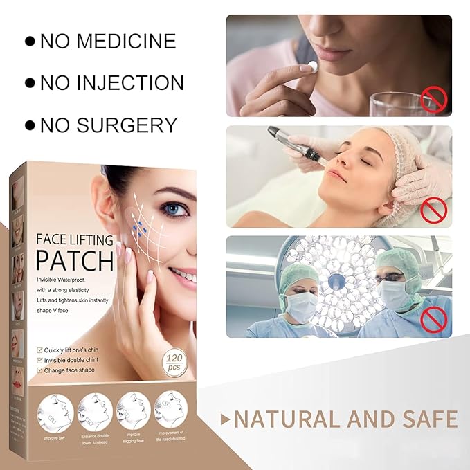 Cinta invisible de Estiramiento Facial
