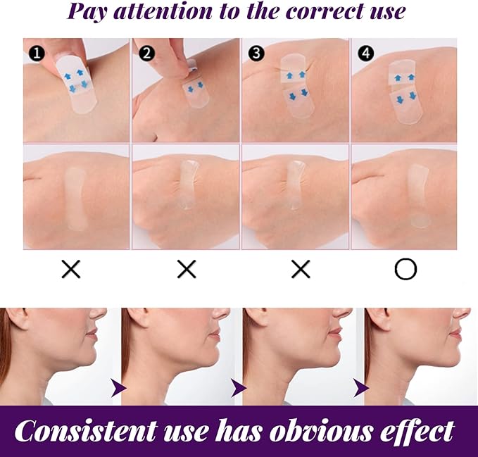 Cinta invisible de Estiramiento Facial