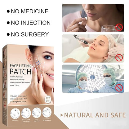 Cinta invisible de Estiramiento Facial