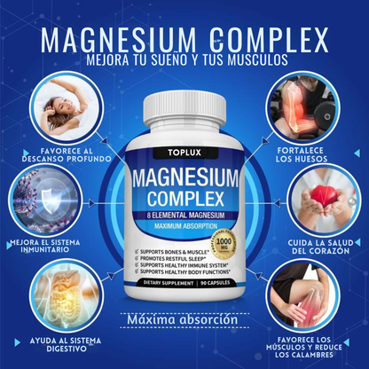 TOPLUX Complejo de Magnesio 1000mg