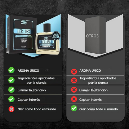 HerLoss® - Atracción Irresistible e Incremento de Confianza | Perfume de Feromonas
