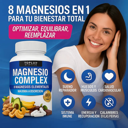 TOPLUX Complejo de Magnesio 1000mg