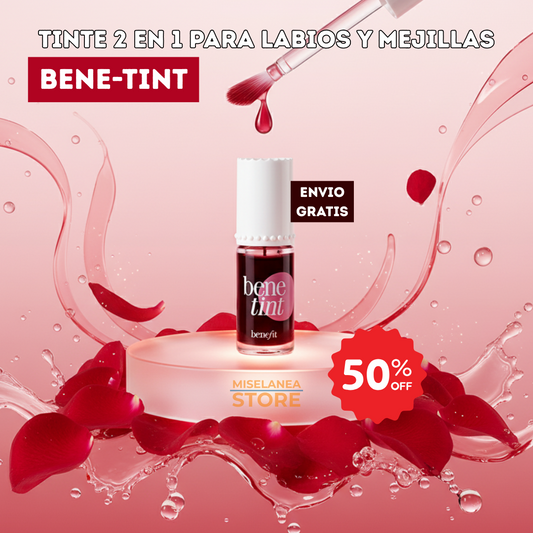 Bene Tint® - Tinte 2 en 1 para Labios y Mejillas